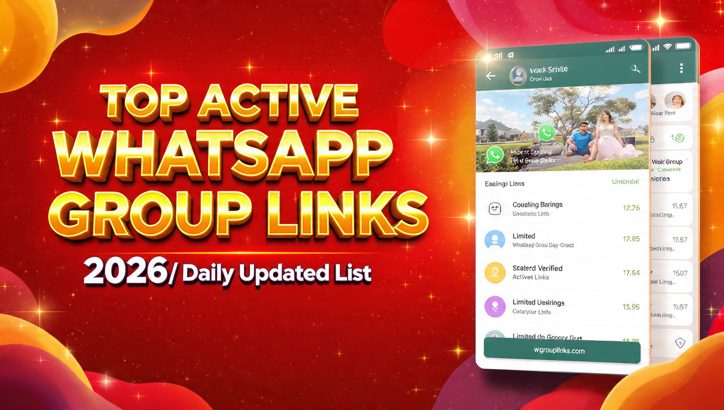Top Active WhatsApp Group Links 2026 | Daily Updated List