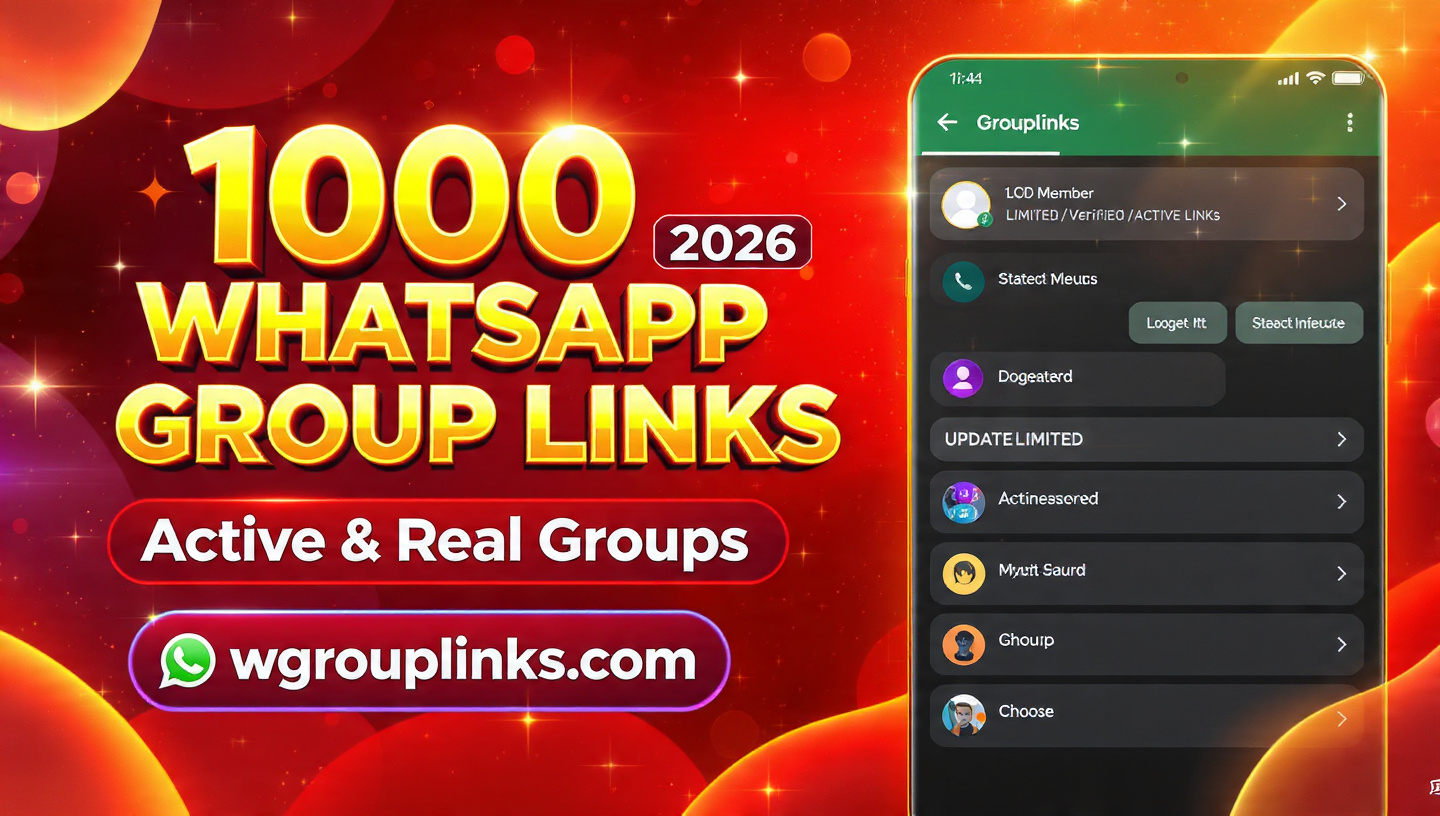 1000 Members WhatsApp Group Links | Active & Real Groups