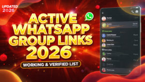 Active WhatsApp Group Links 2026 (Working & Verified List)